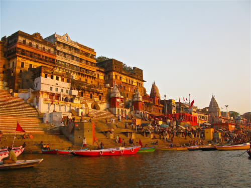 Ganges and Ghats - Varanasi by Ken Wieland