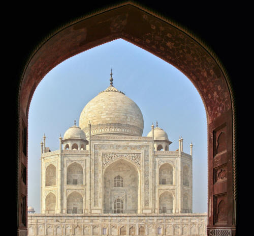Taj Mahal framed