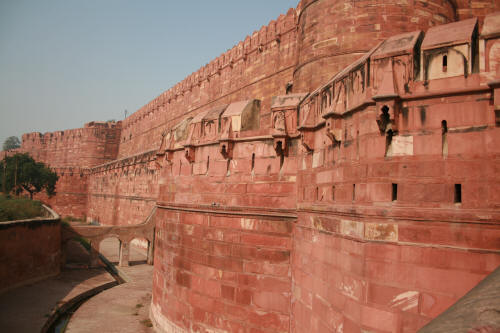 Gate and Wallls Agra Fort