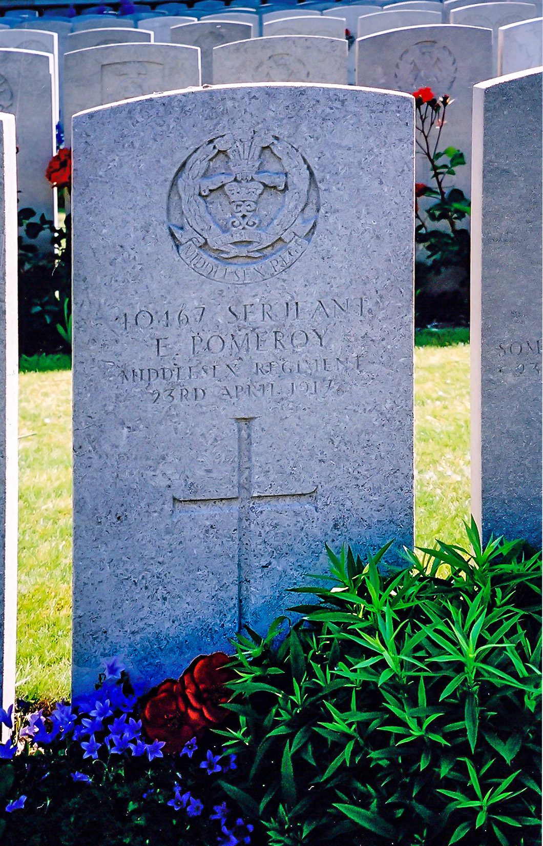 Edward Pomeroy Headstone 2