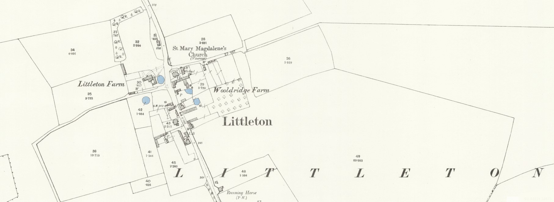 OS 25 Map Littleton