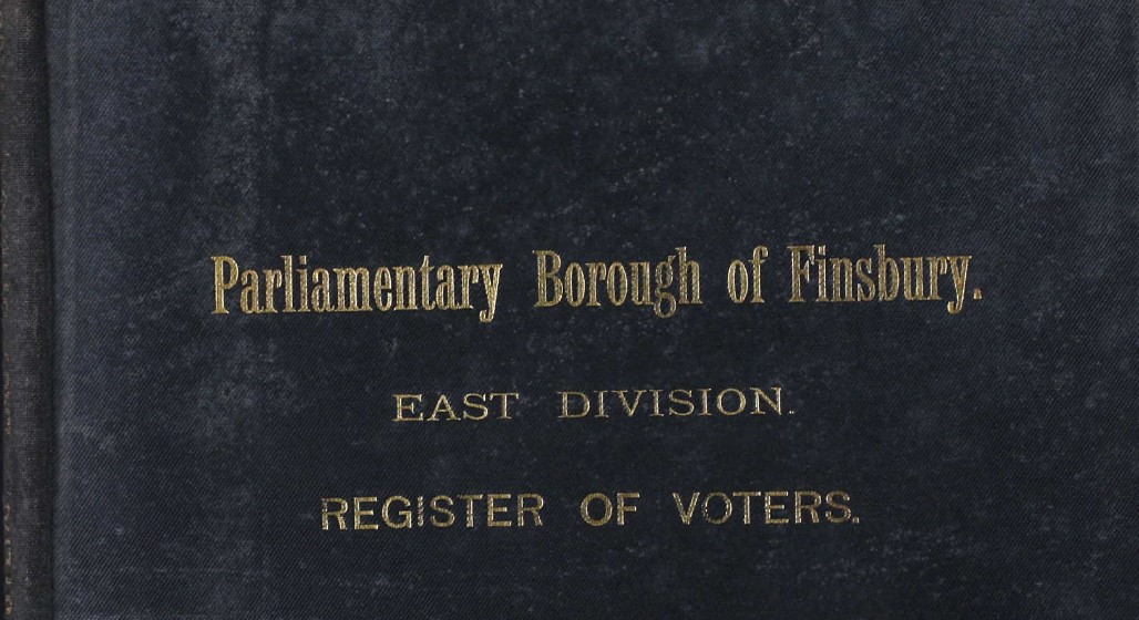 Ancestry Register of Electors 1888 Finsbury East Cover