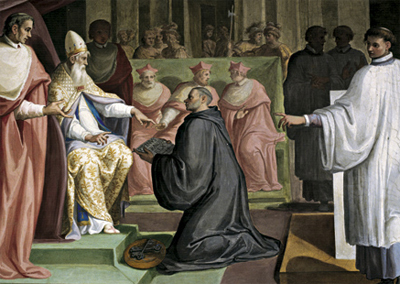 Pepin the short and Pope