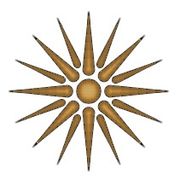 Vergina Sun Symbol for Ancient Macedonia