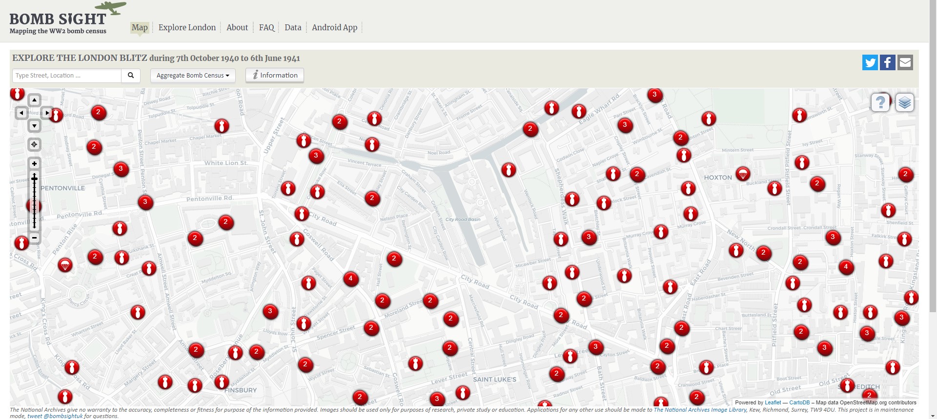 Bomb Sight City Road