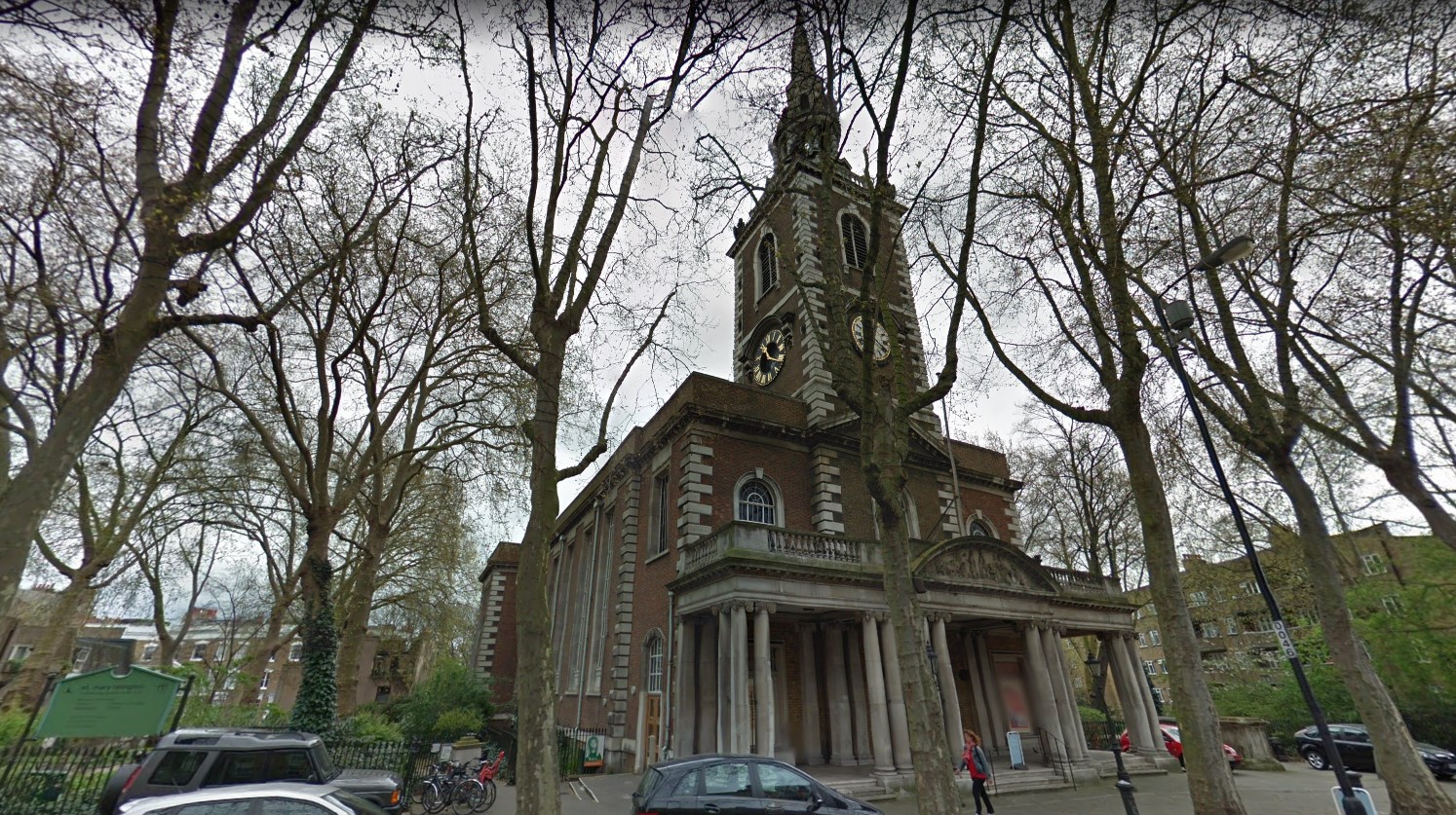 Google Streetview St Mary Church Islington