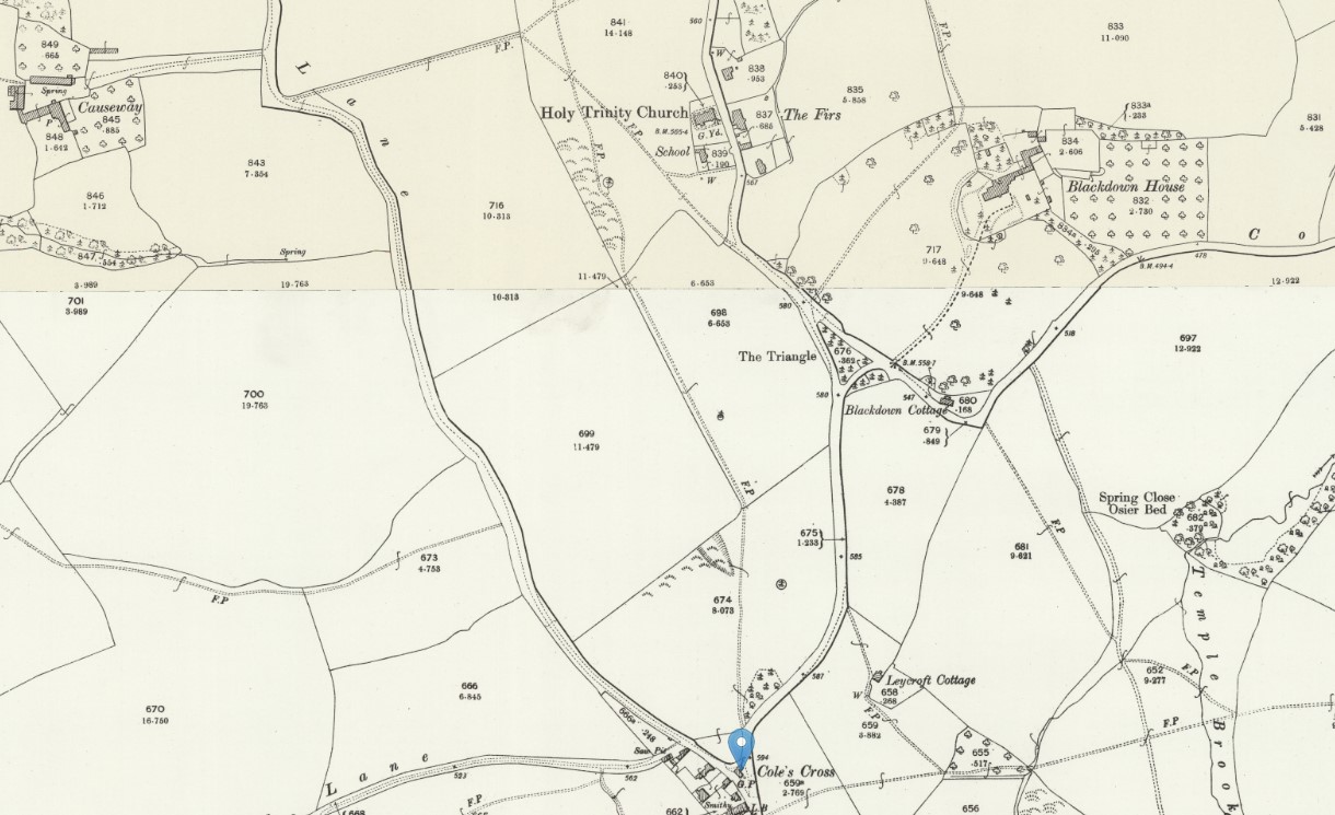 OS 25 Map Blackdown