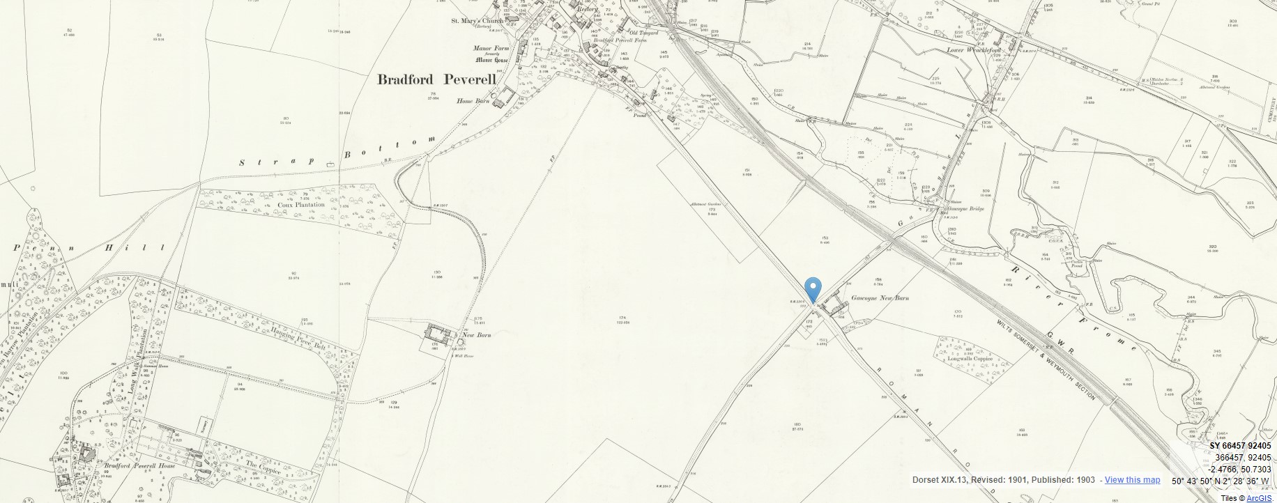 OS 25 Map Giles Cross