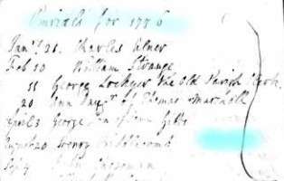 Burials Kinson Henry Biddlecombe 20 August 1776