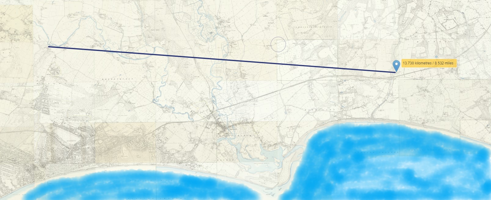 Canford Manor Riddles Ford to Walkford Moor