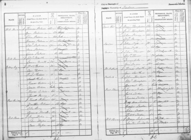 Census 1841 Farlow Thomas Gilson