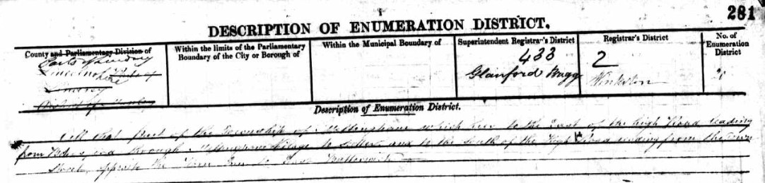 Census 1851 Messingham page 1
