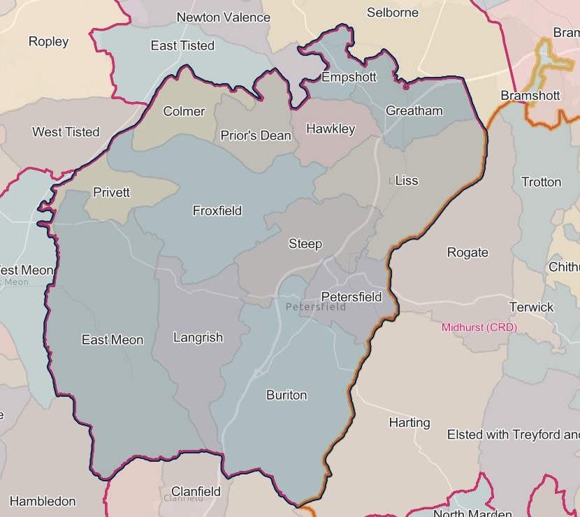 England Jurisdictions 1851 CRD Petersfield 2