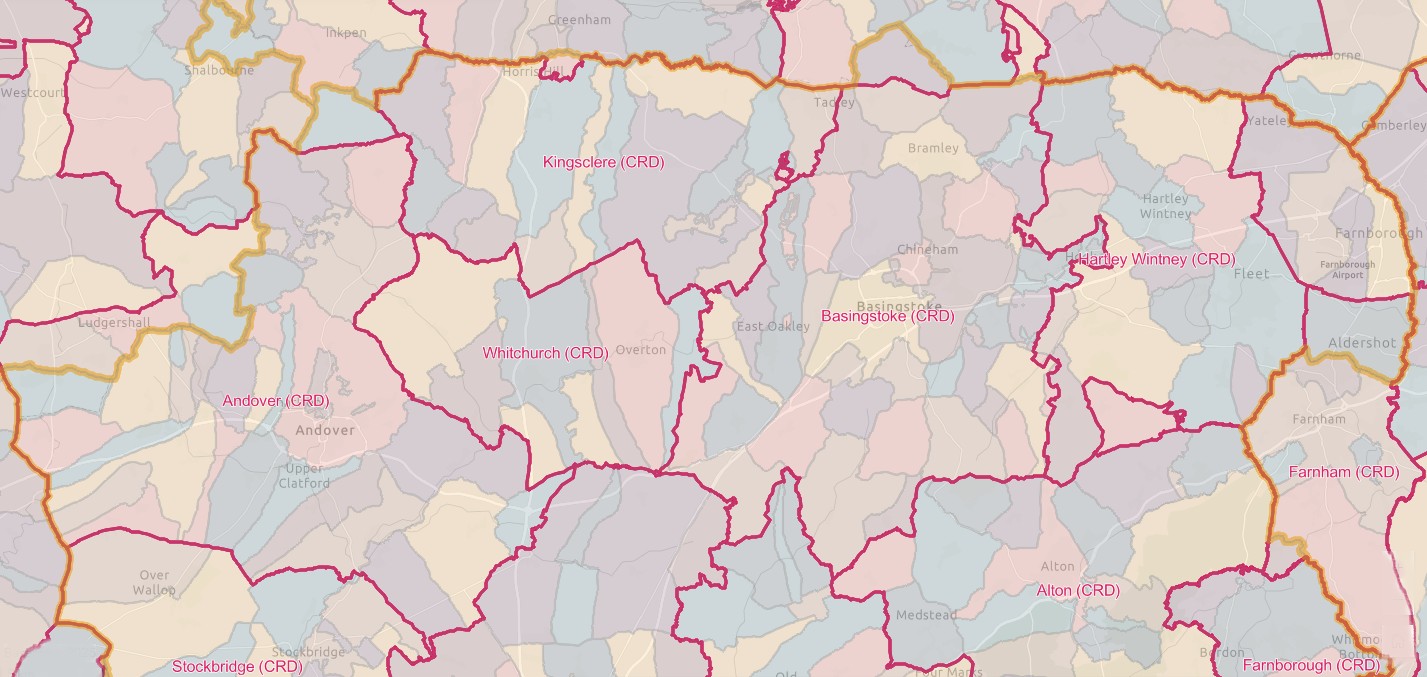 England Jurisdictions 1851 CRD SCE Hampshire North