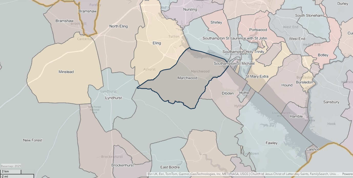 England Jurisdictions 1851 Marchwood 2