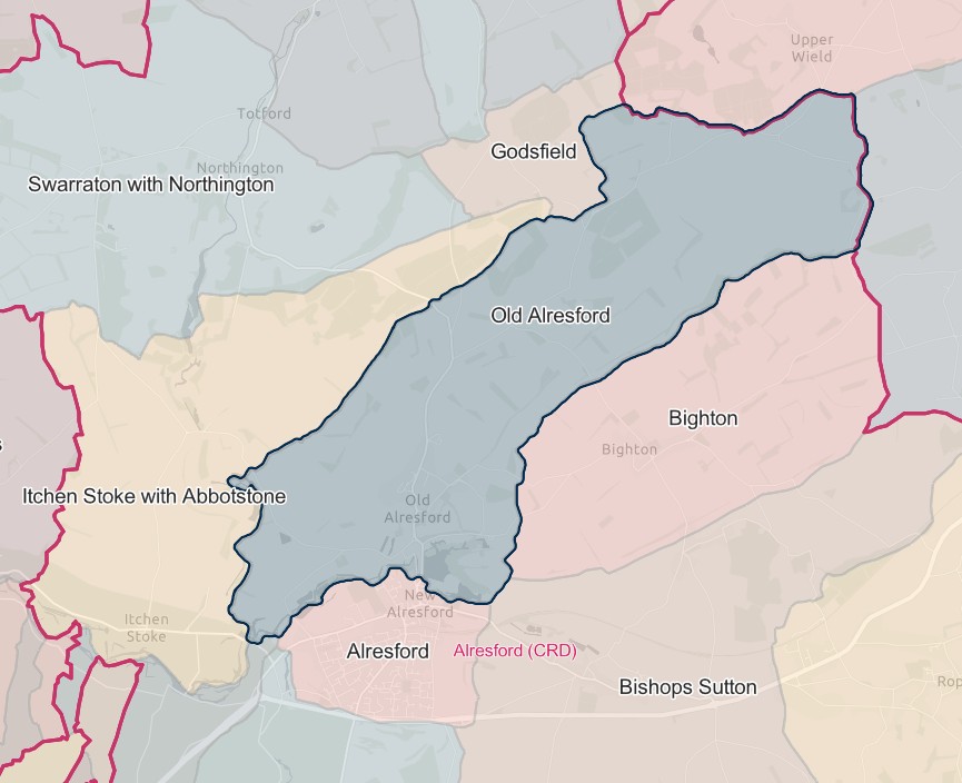England Jurisdictions 1851 Old Alresford 2