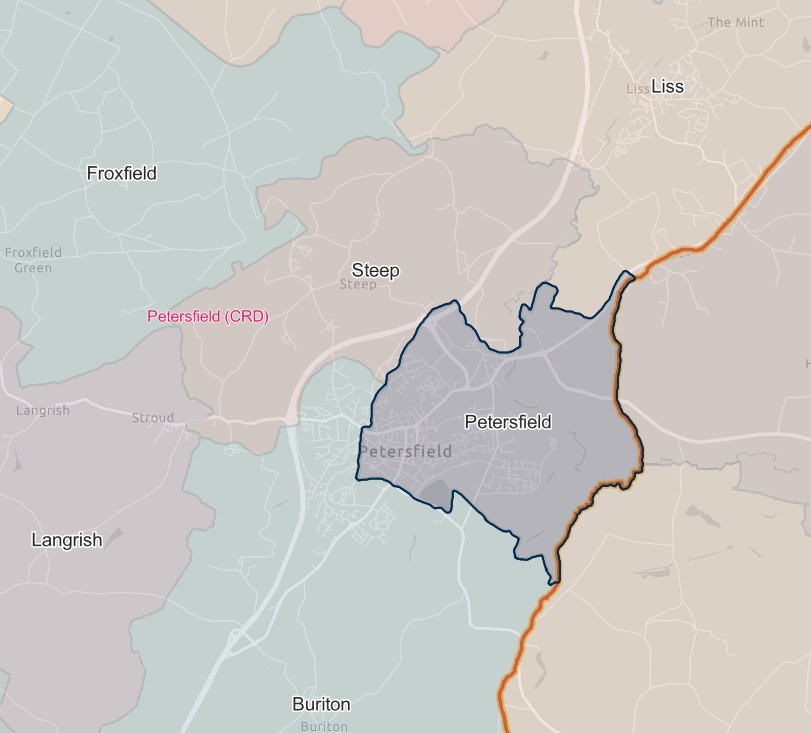 England Jurisdictions 1851 Petersfield 2