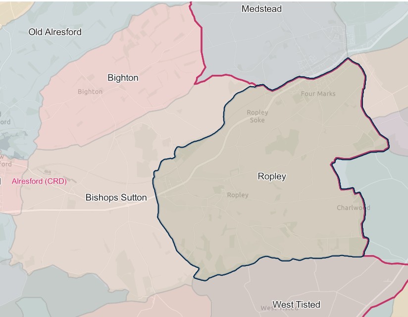 England Jurisdictions 1851 Ropley 2