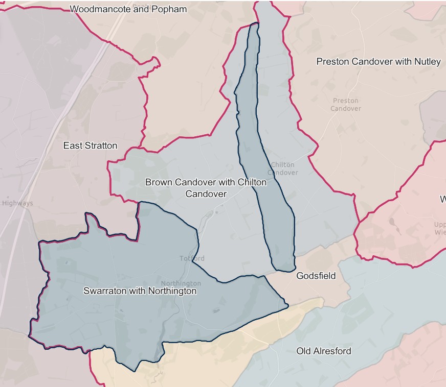 England Jurisdictions 1851 Swarraton with Northington 2