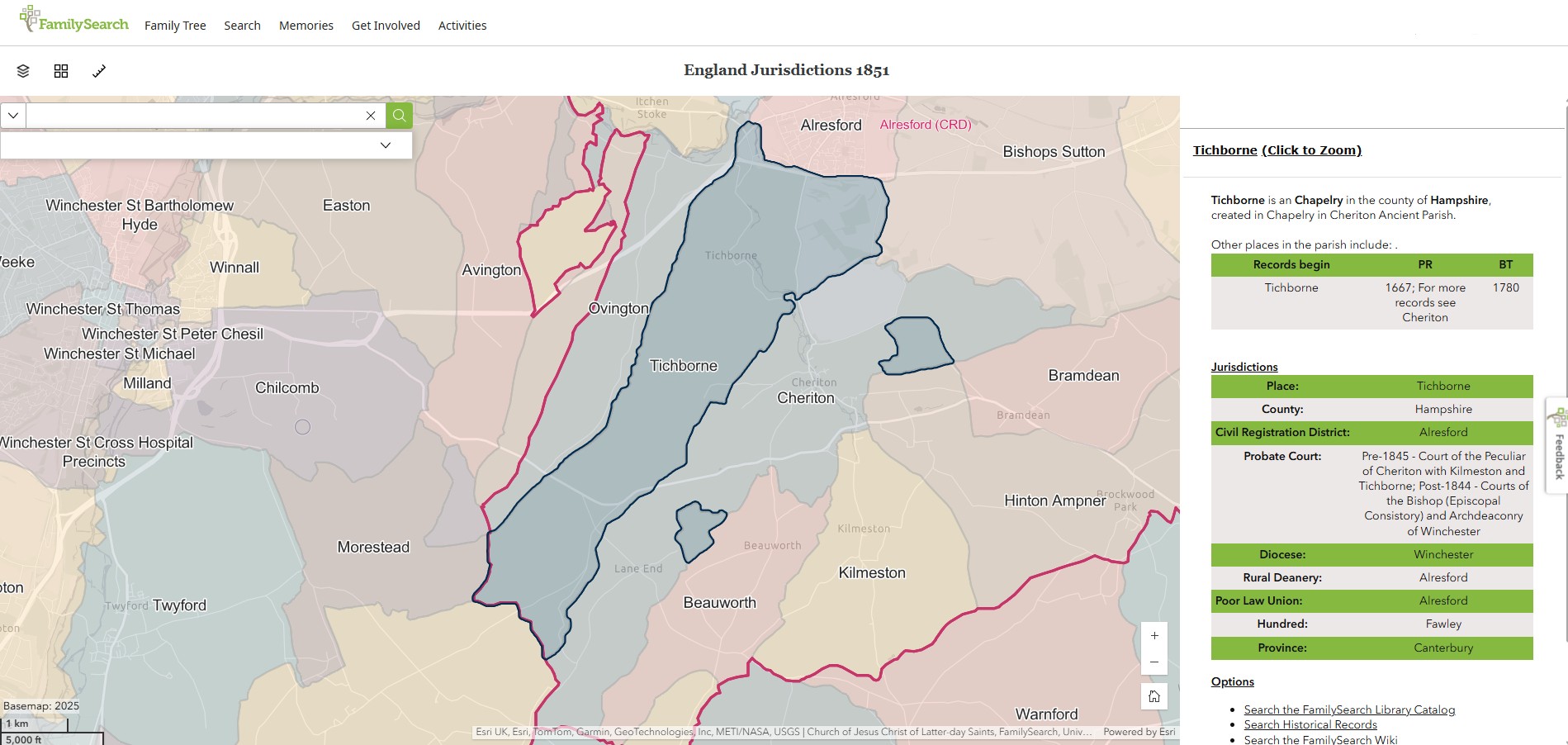 England Jurisdictions 1851 Tichbourne 1