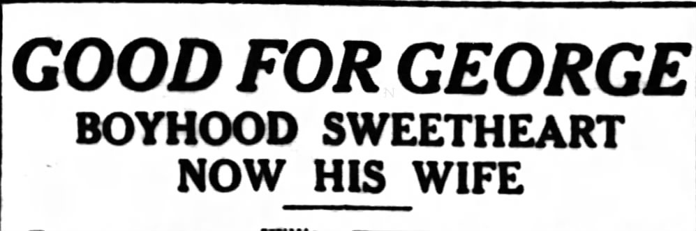 Franklin and Good Wedding Headline