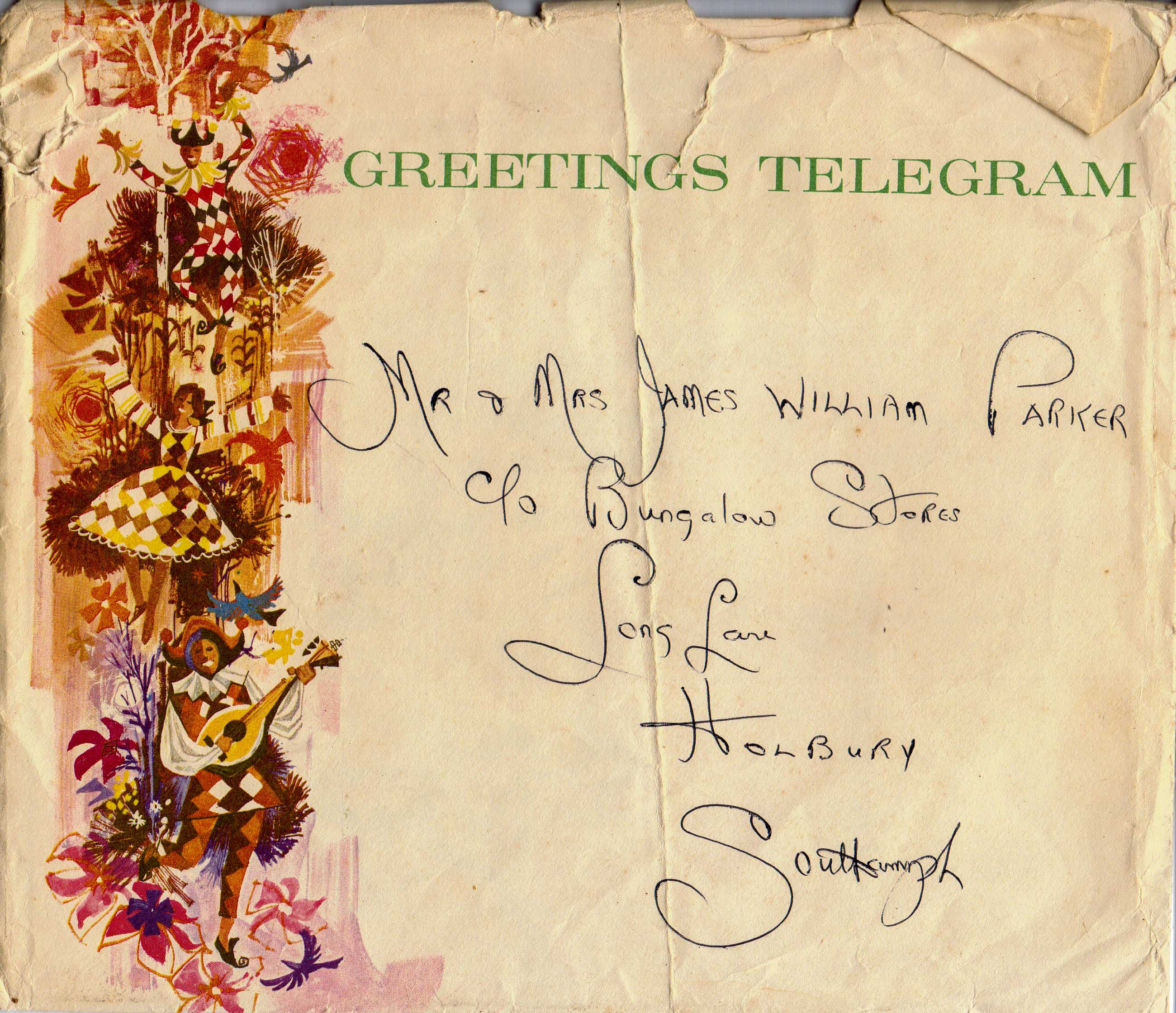 Greetings Telegram Address