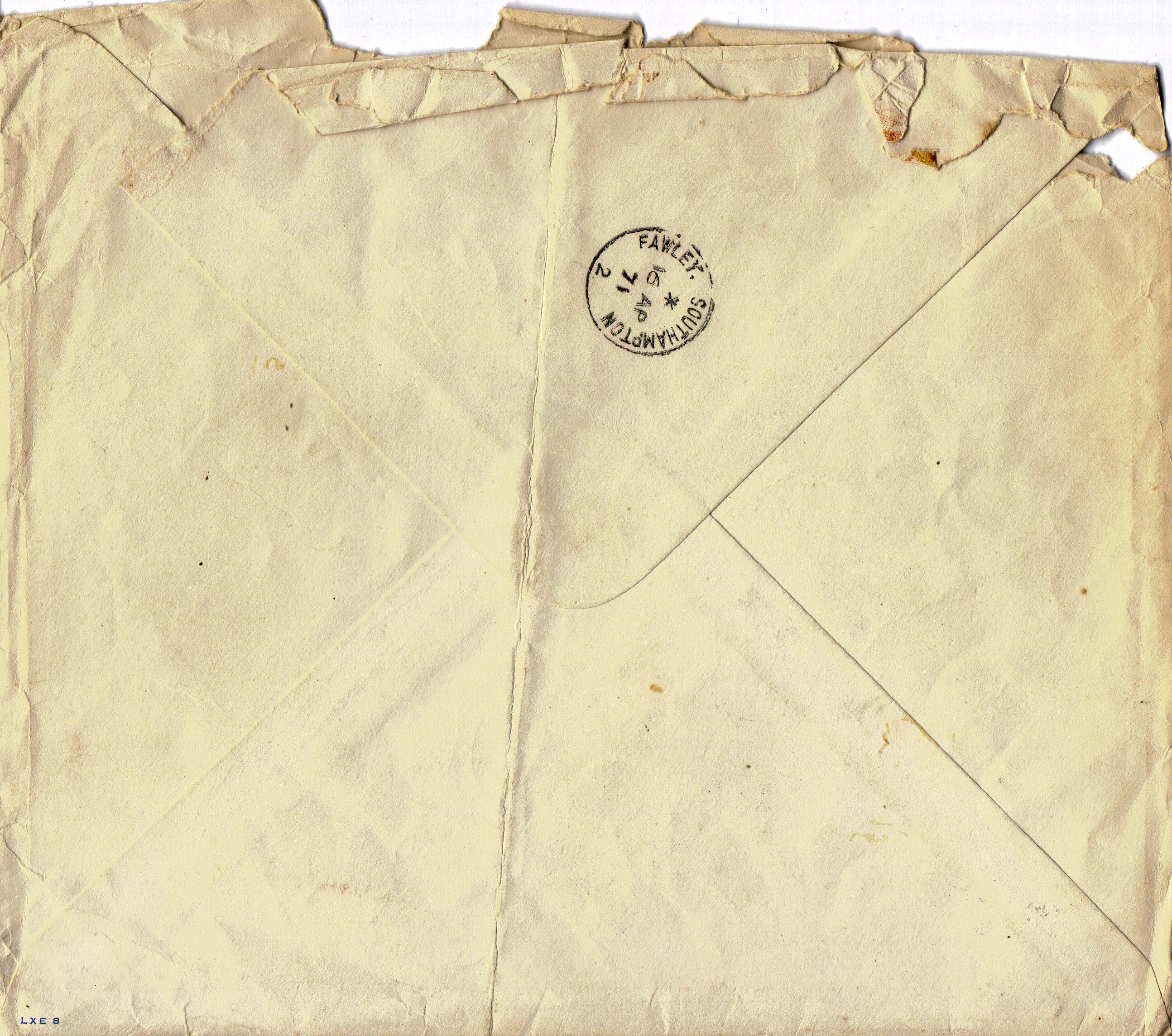 Greetings Telegram Back envelope