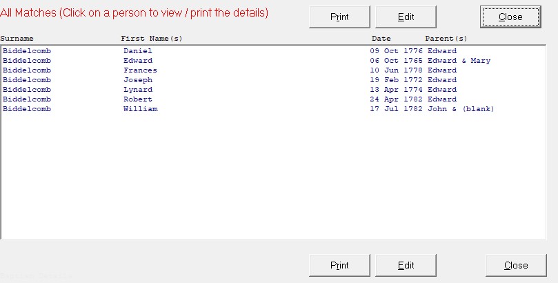 HGS Bap 1752 1812 Biddel Eling