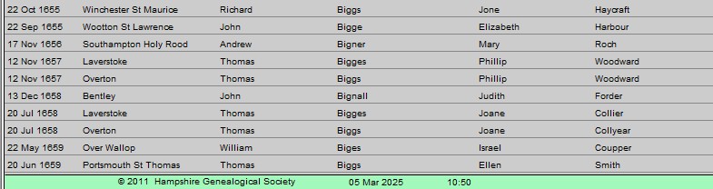 HGS Mar 1538 1660 G Big All B