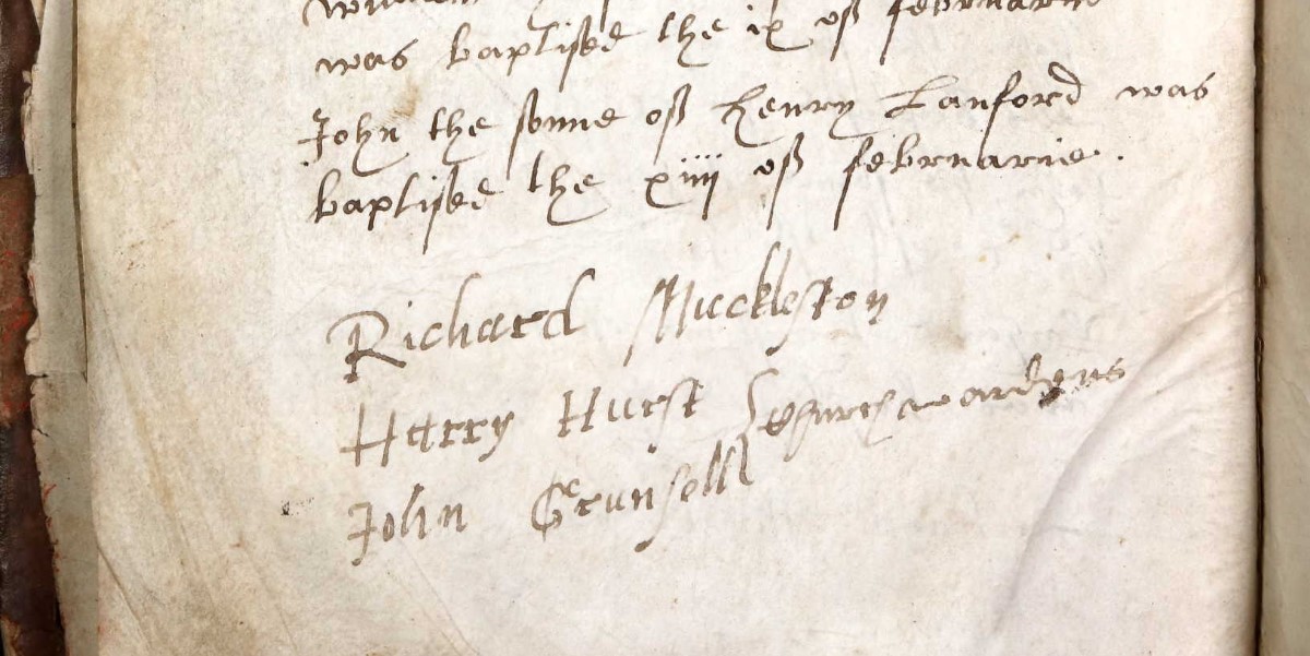 Harry Hurst church warden of Abbotts Ann 1562