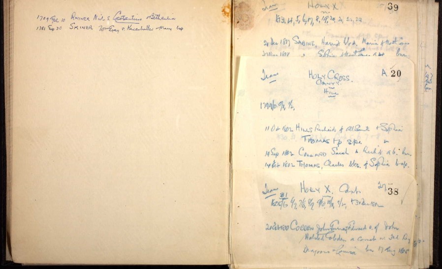 Holy Cross Book loose pages