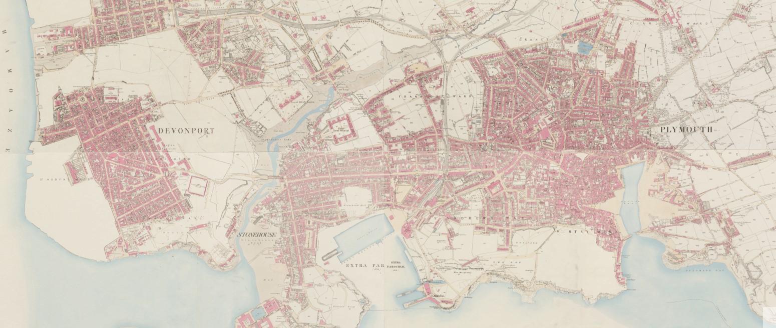 OS 25 Map SW Plymouth
