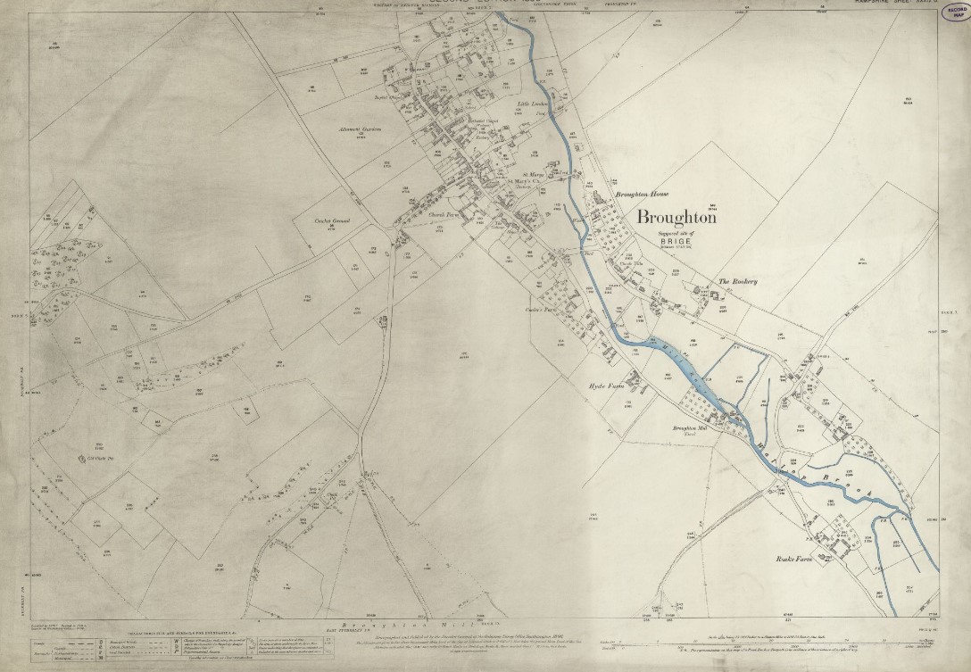 OS 25 Map Sheet Broughton