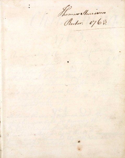 Priors Dean Register Book 1763 to 1812 B