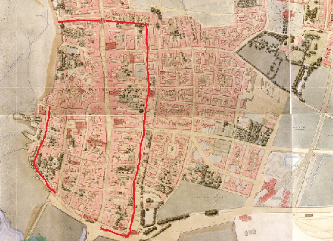 Southampton 1840 Old Town Walls