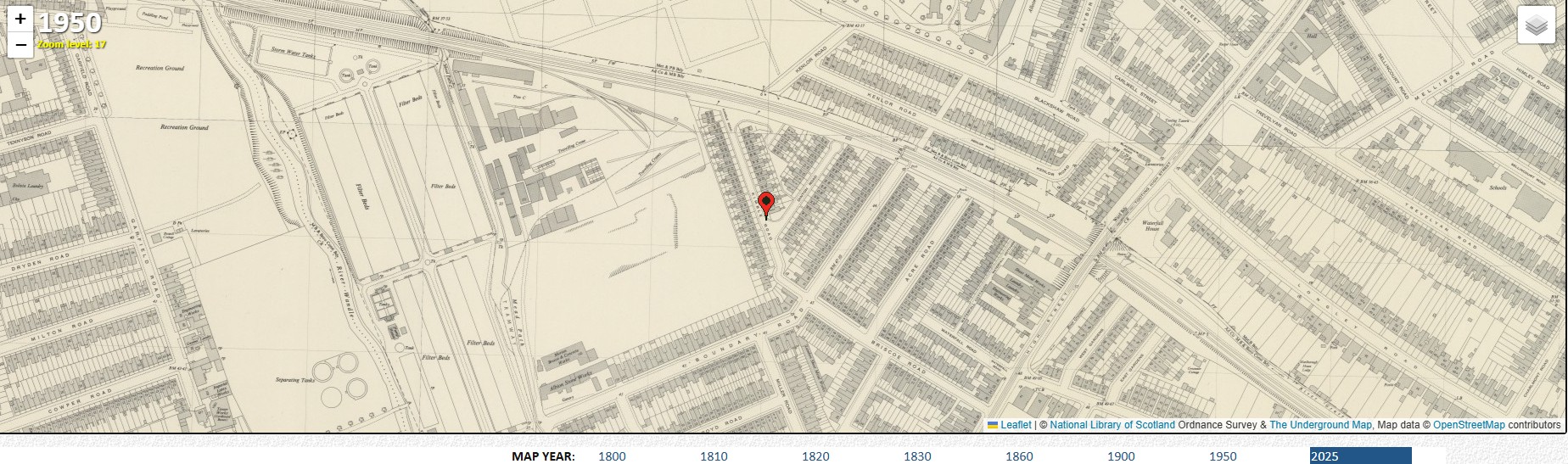 The Underground Map Wimbledon 1950 Kimble Road A