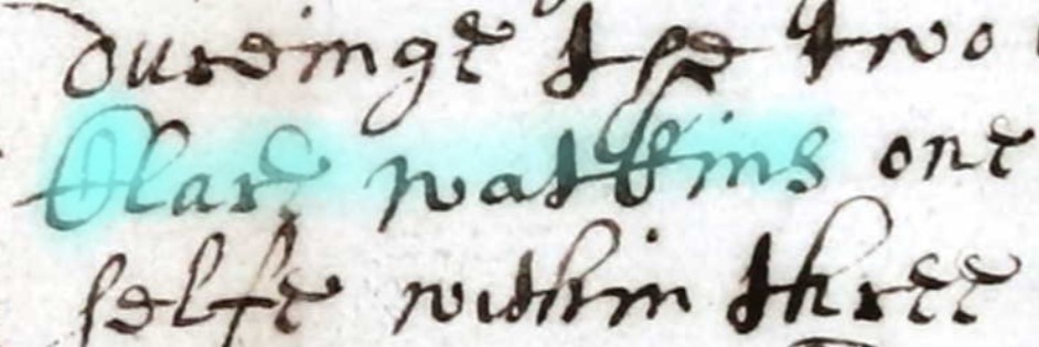 Will of Richard Biddlecomb of Merrytown writing extract part 2