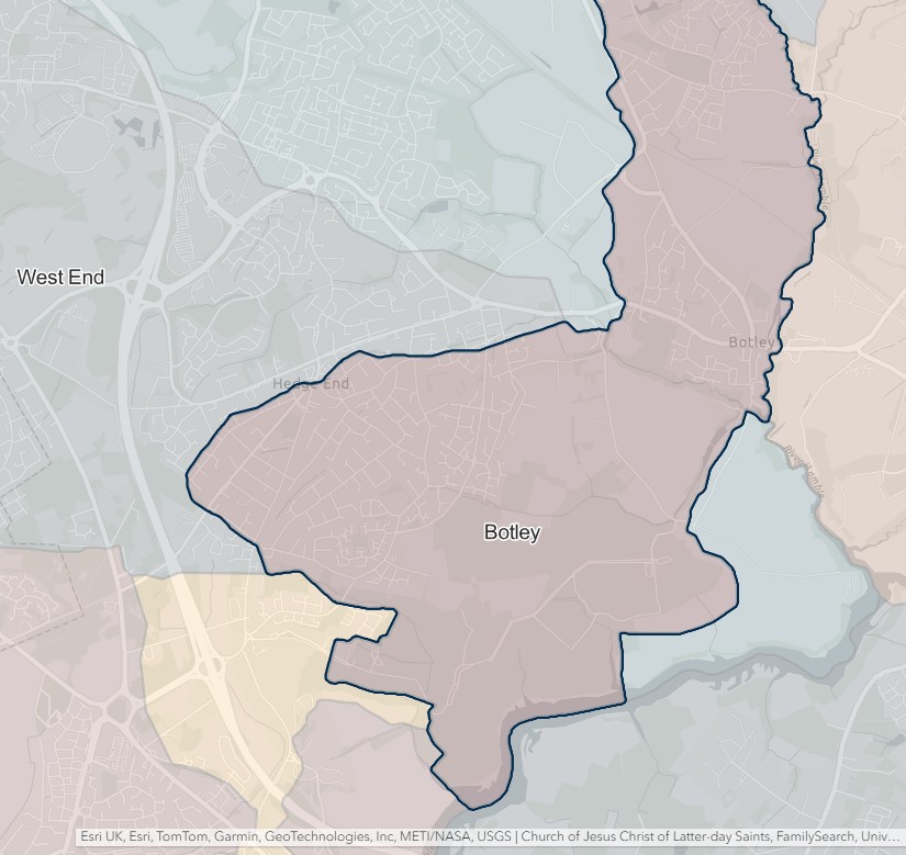 England Jurisdictions 1851 Botley 3