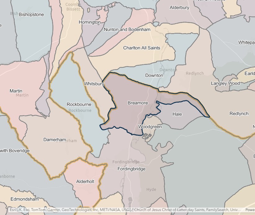 England Jurisdictions 1851 Breamore 2