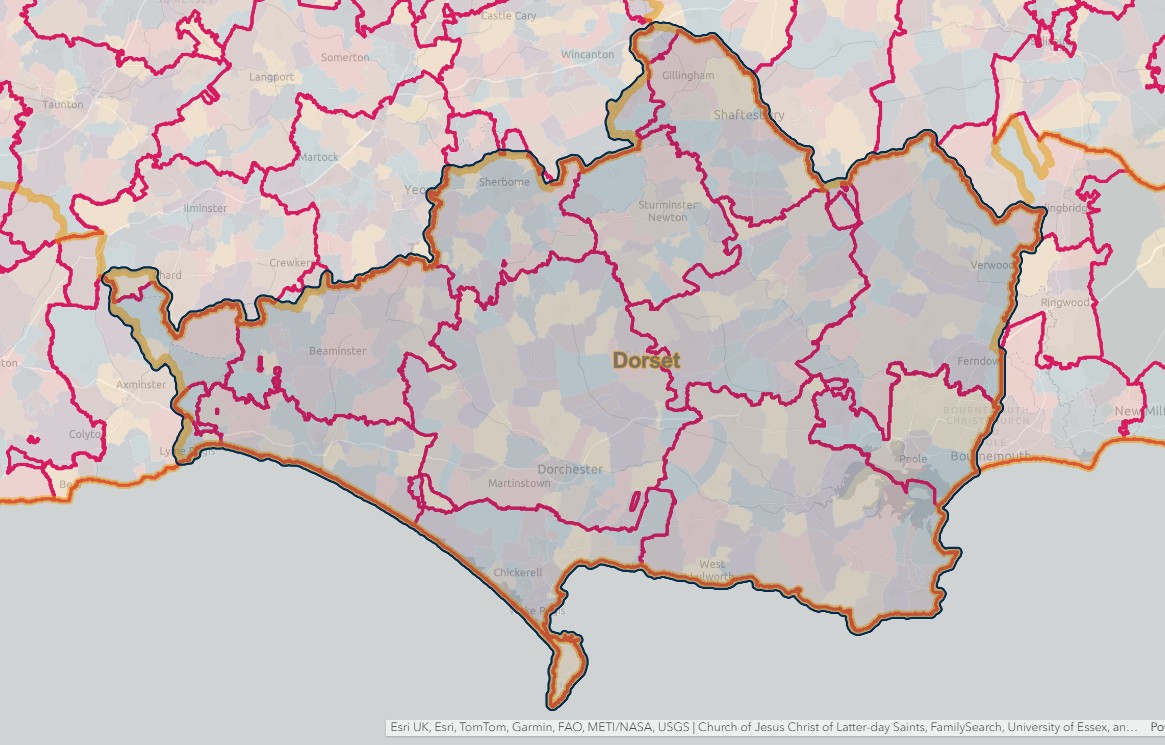 England Jurisdictions 1851 CRD SCE Dorset 2