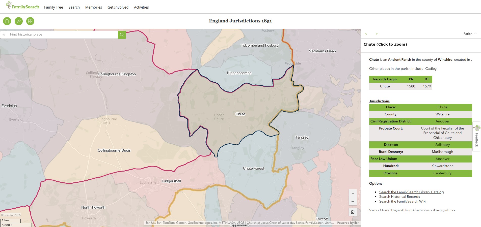 England Jurisdictions 1851 Chute 1