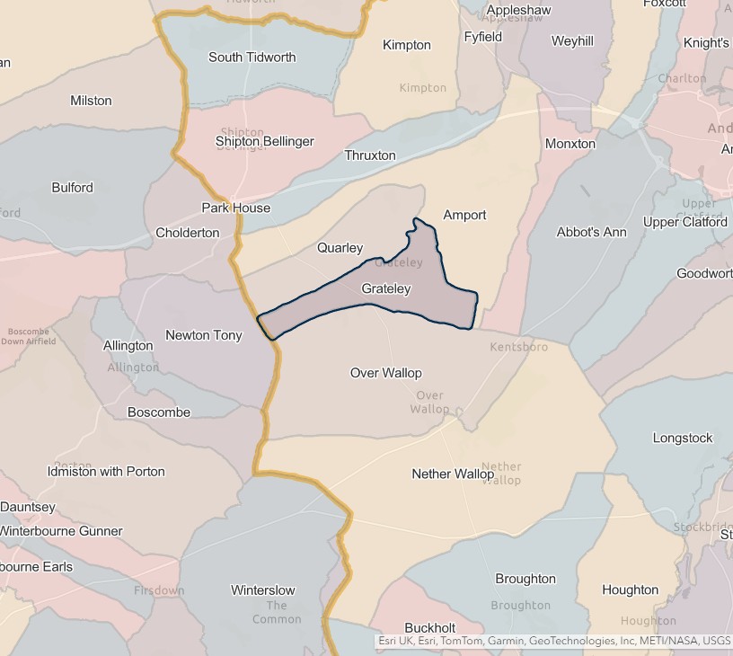 England Jurisdictions 1851 Grateley 2