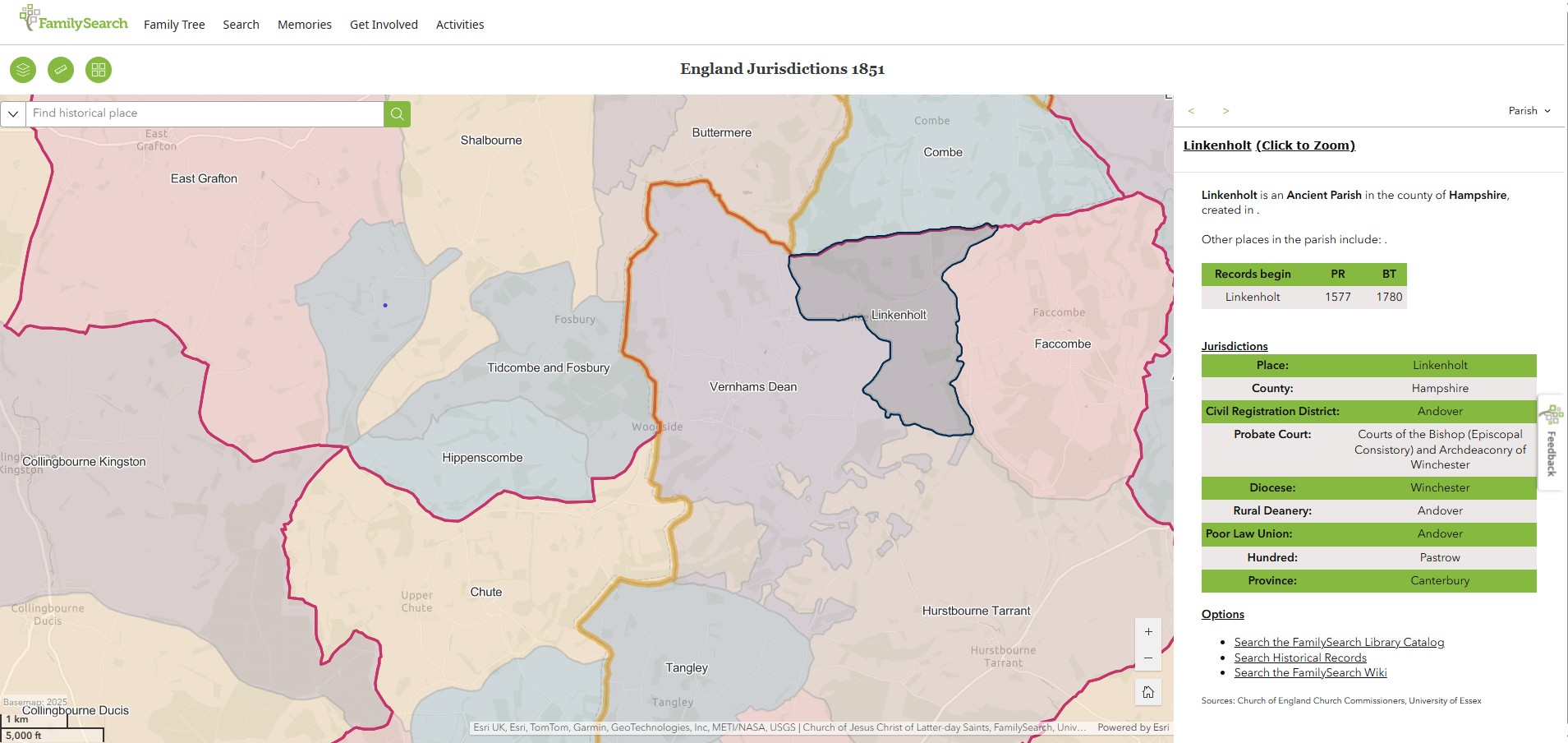 England Jurisdictions 1851 Linkenholt 1