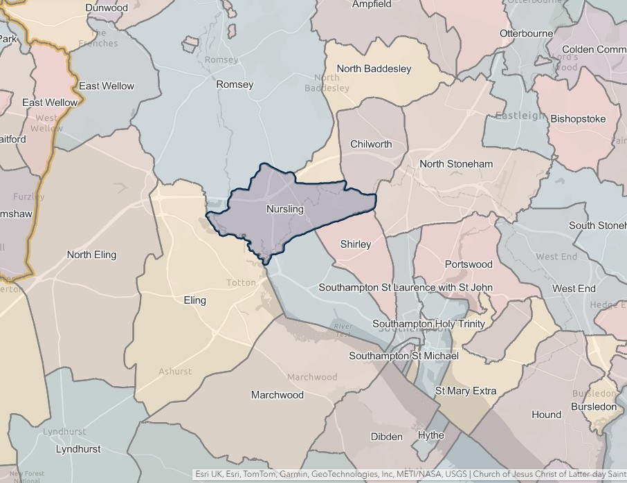England Jurisdictions 1851 Nursling 2