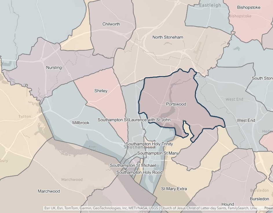 England Jurisdictions 1851 Portswood 2