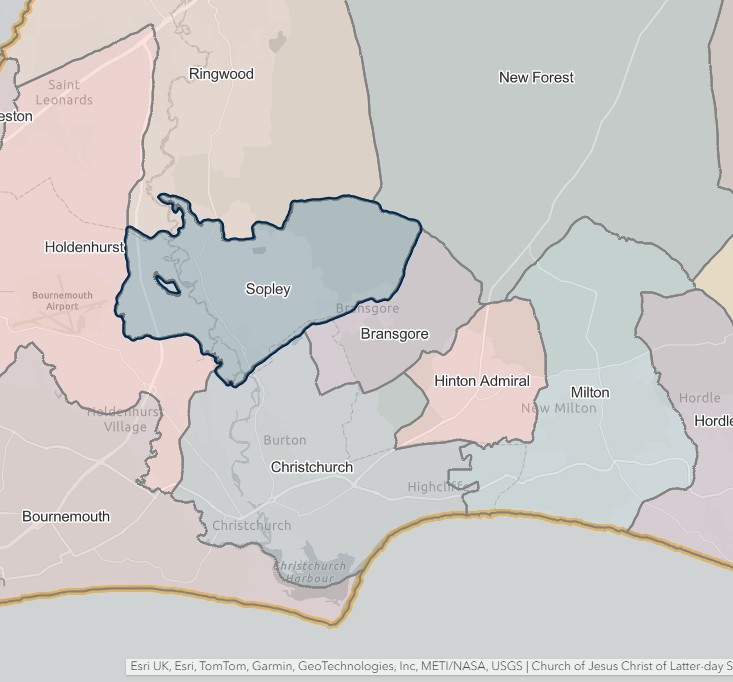 England Jurisdictions 1851 Sopley 2