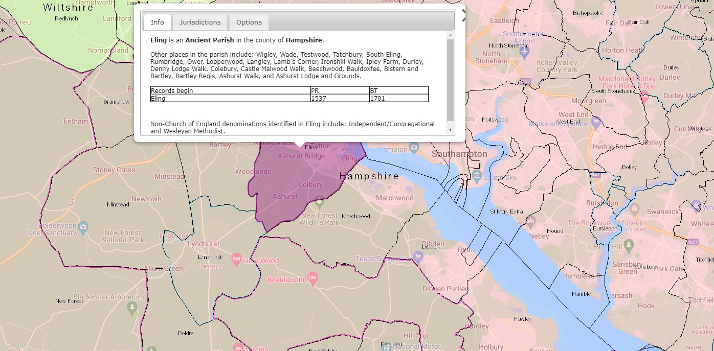 FamilySearch Parish Map Ealing A