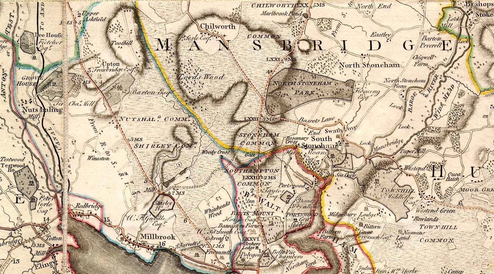 Milnes Hampshire 1791 Nursling