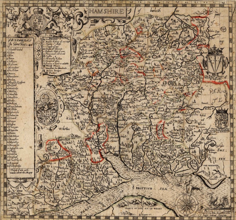 Norden s Hampshire 1595