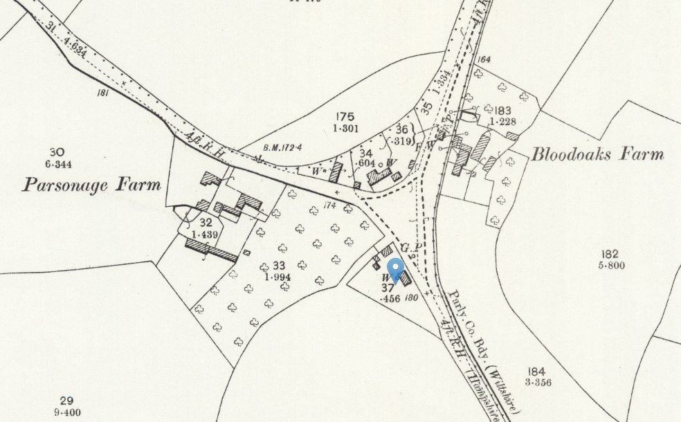 OS 25 Map Plot 29A Dewsbury Biddlecombe